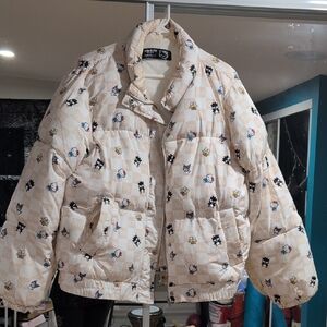 Forever 21 x Hello Kitty Cream Puffer Jacket